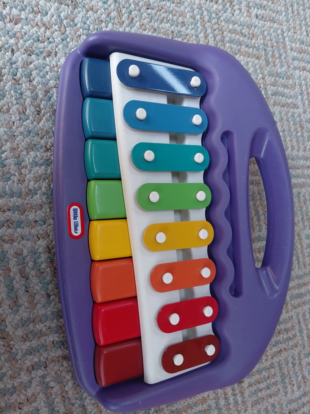Little Tikes Purple Rainbow Piano Xylophone Toy